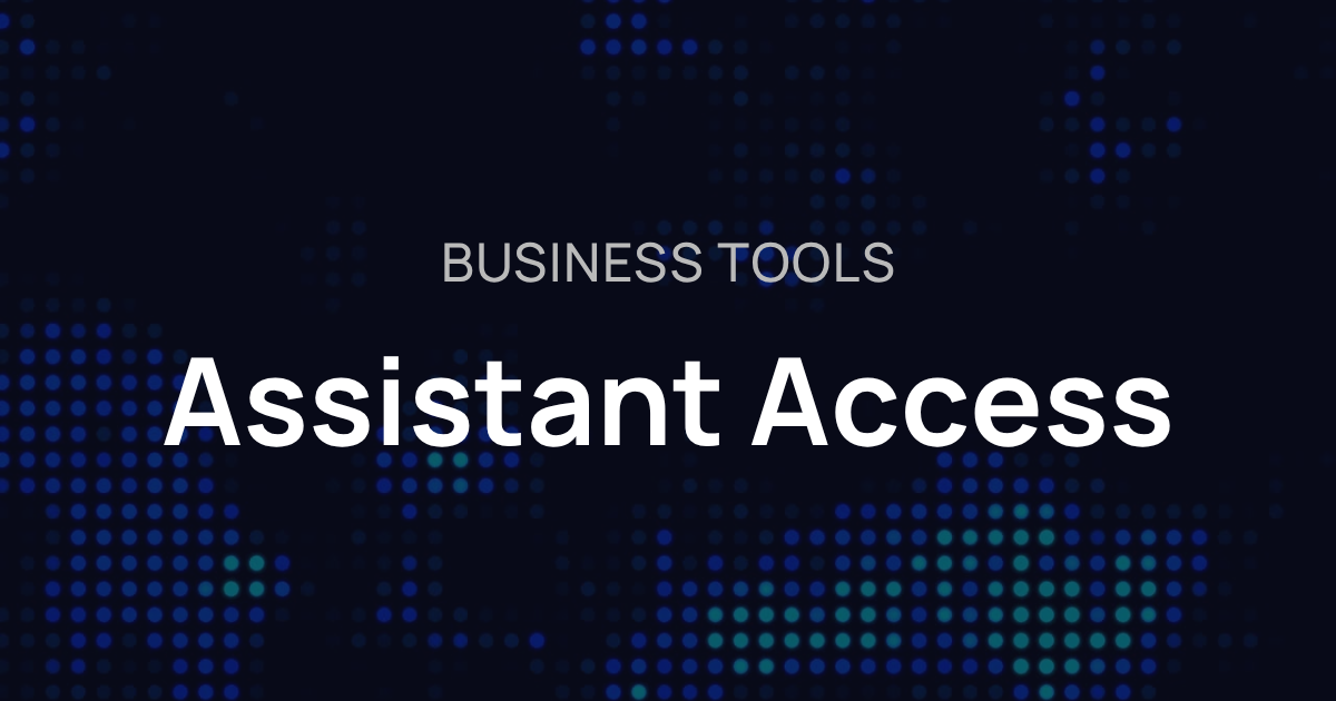 Assistant Access — Commercial Toolkit Thumbnail