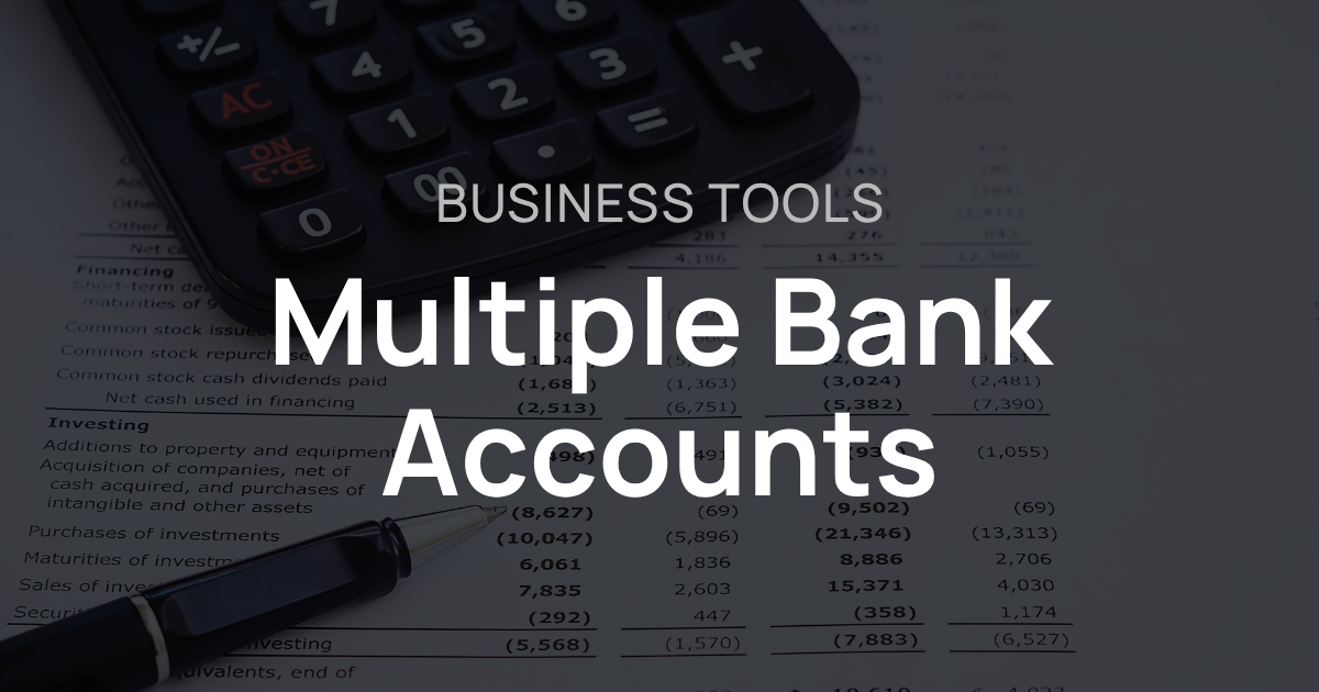 Multiple Bank Accounts — Commercial Toolkit Thumbnail